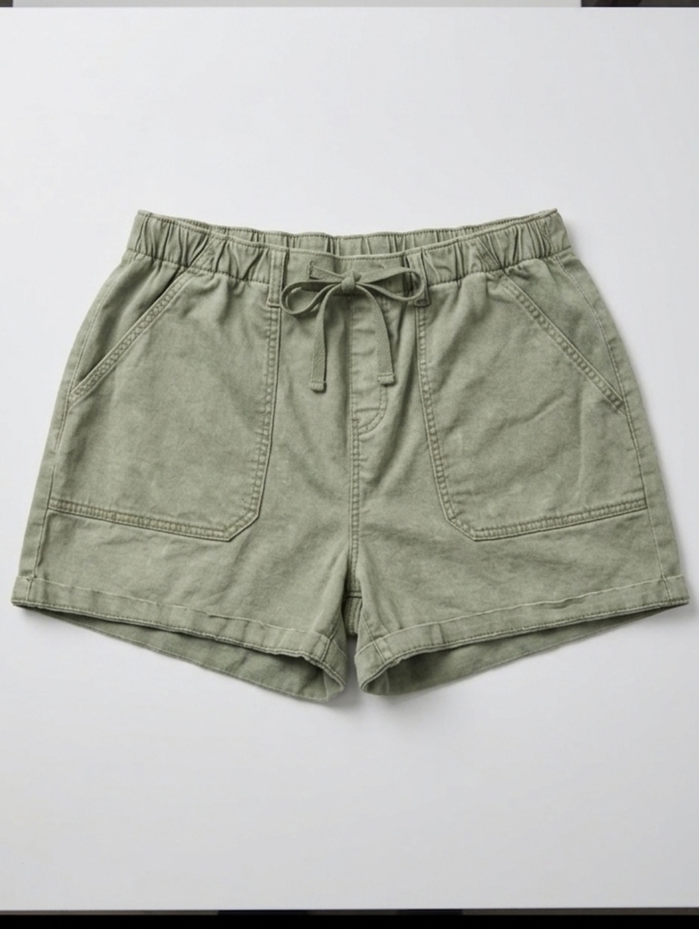 TERRA SKY Olive Drawstring Women’s Shorts